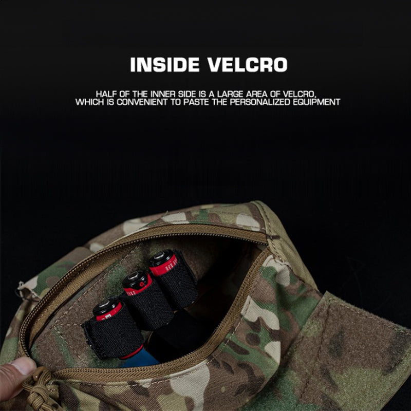 Tactical Hunting Vest with Drop Pouch, for Airsoft & CS, Outdoor Sports - V.I.P Digital Presence