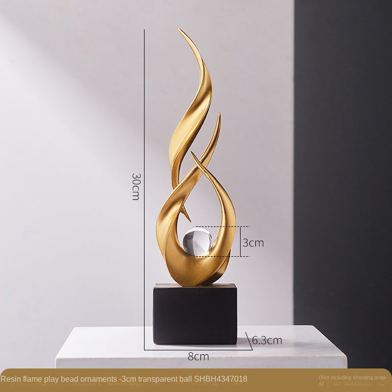 Modern Luxury Artistic Water-Rising Decorative Piece for Living Room Soft Decoration, TV Cabinet, Wine Cabinet, Office, and Entrance Hallway - V.I.P Digital Presence