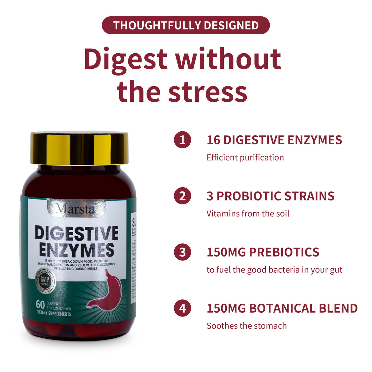 Digestive enzyme probiotic capsules - V.I.P Digital Presence