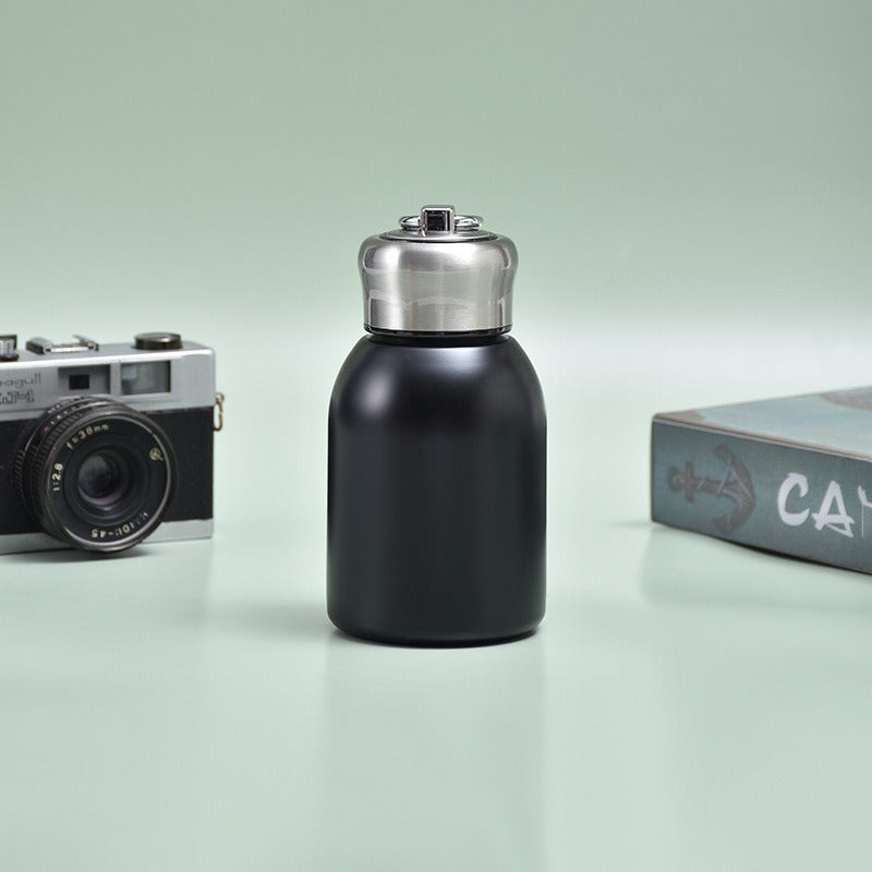 Mini 304 stainless steel chubby thermos cup double layer vacuum portable portable pocket cup gift cup - V.I.P Digital Presence