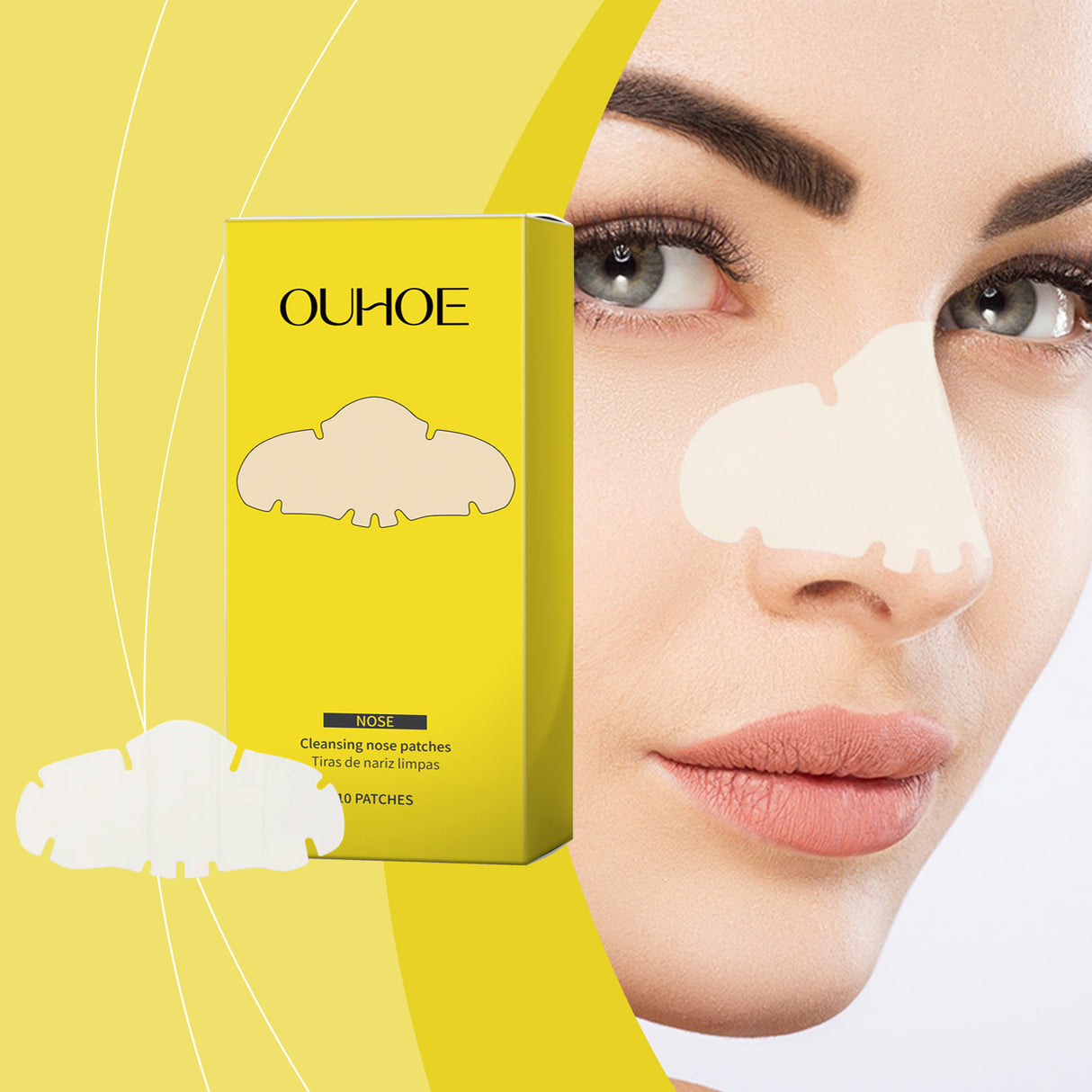 Pore-Cleanser Nose Patch Gentle Pore-Cleanser Pimples Non-Tightening Nose Patch