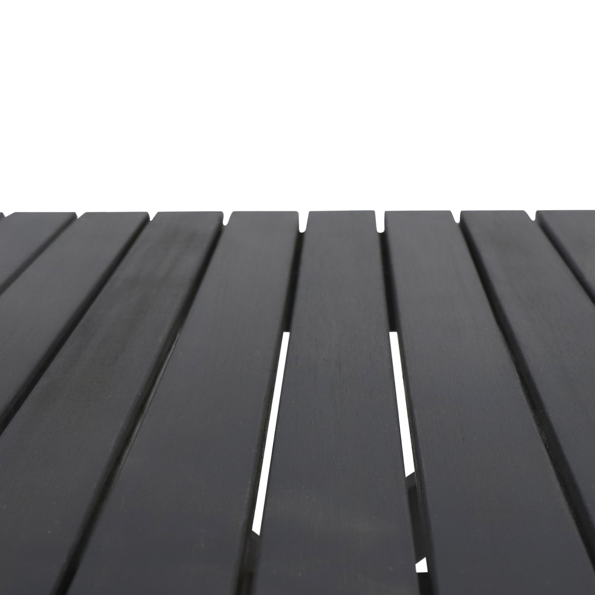 Outdoor Folding Wooden Side Table, Dark Gray, 15"D x 22.75"W x 18.25"H - V.I.P Digital Presence