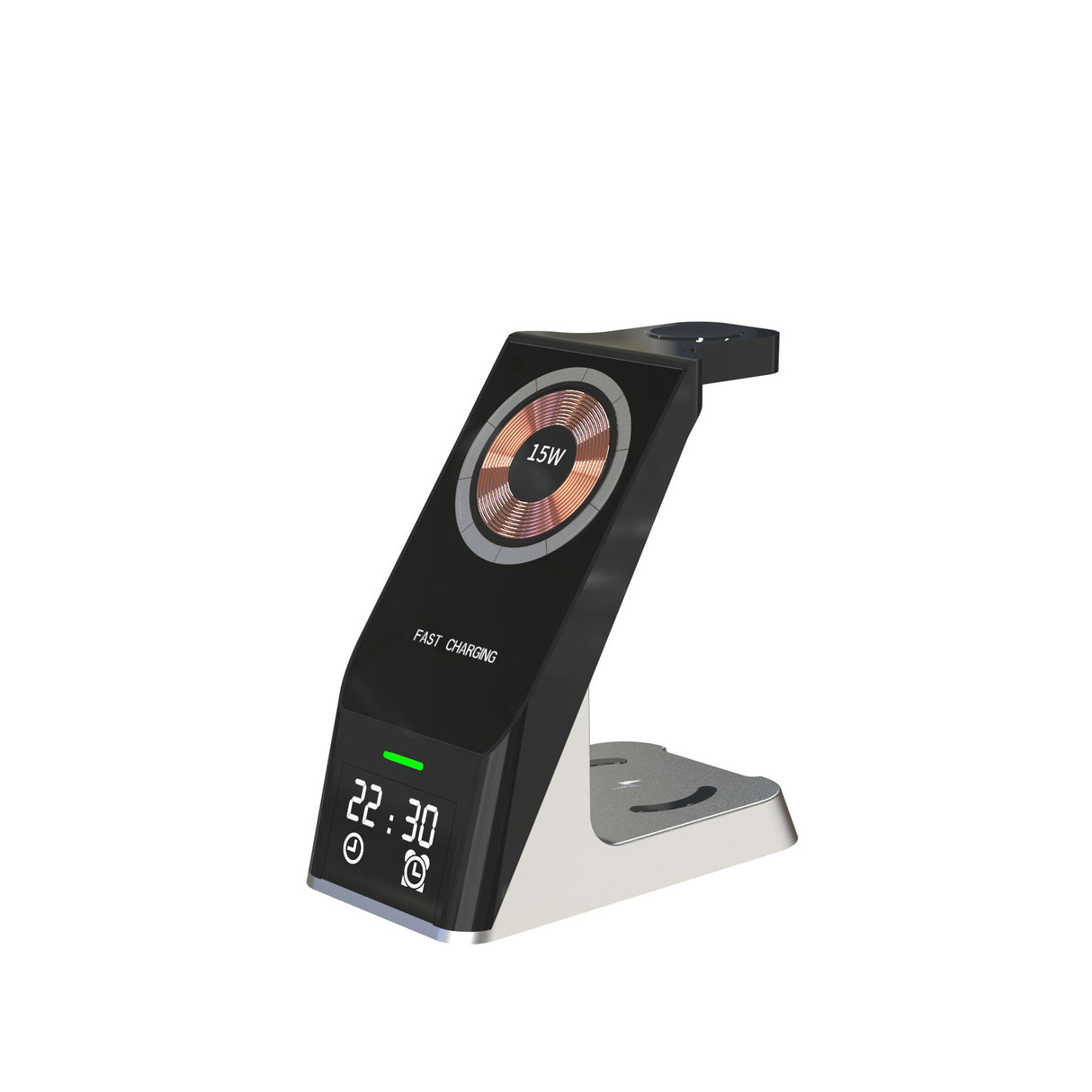 Wireless Charger 6-In-1 Multi-Function Clock Alarm Clock For Apple 14 Mobile Phone Headset Watch Magnetic Suction Fast Charging - V.I.P Digital Presence