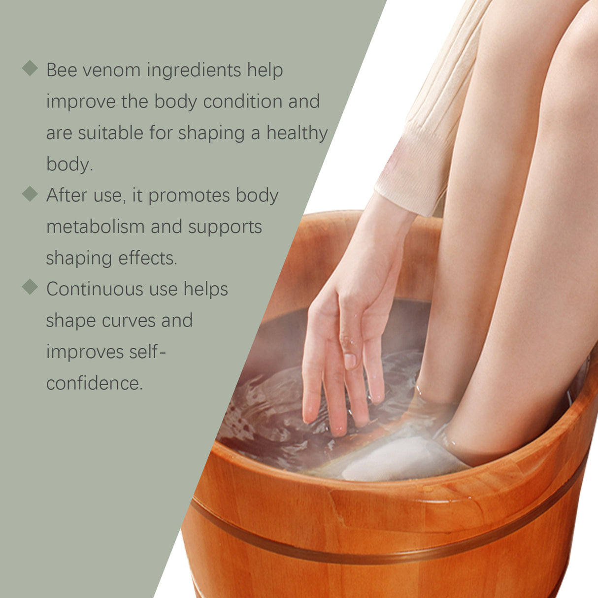 Bee Venom Foot Foam For Firming And Soothing Leg Foot Foam For Soothing Leg Discomfort