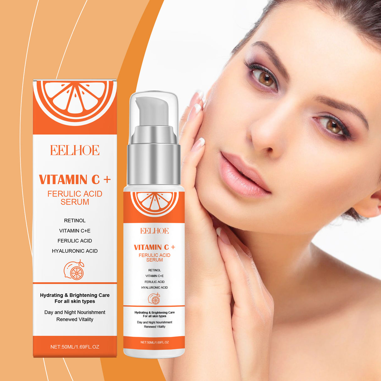 Vitamin C Face Essence Moisturizes Delicate Pores And Brightening Face Essence