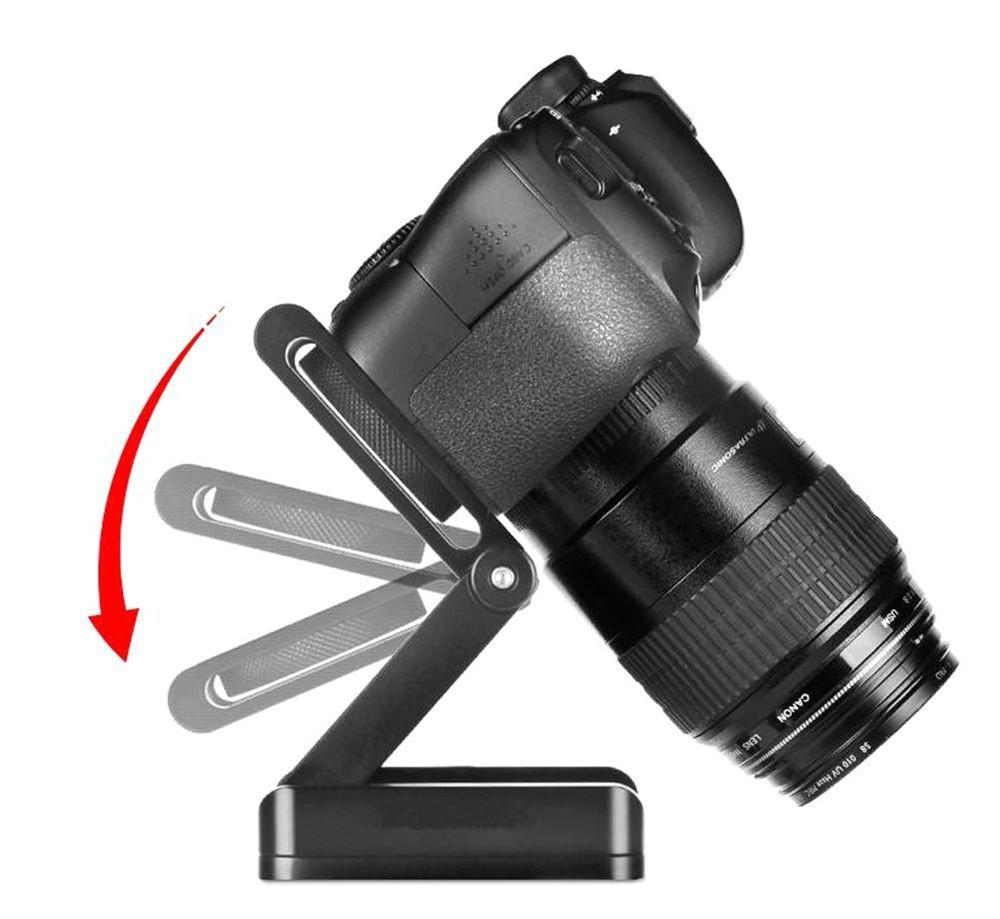 Z Flex Tilt Tripod Head Aluminum Alloy Folding Z Tilt Head Quick Release Plate Stand Mount Spirit Level - V.I.P Digital Presence
