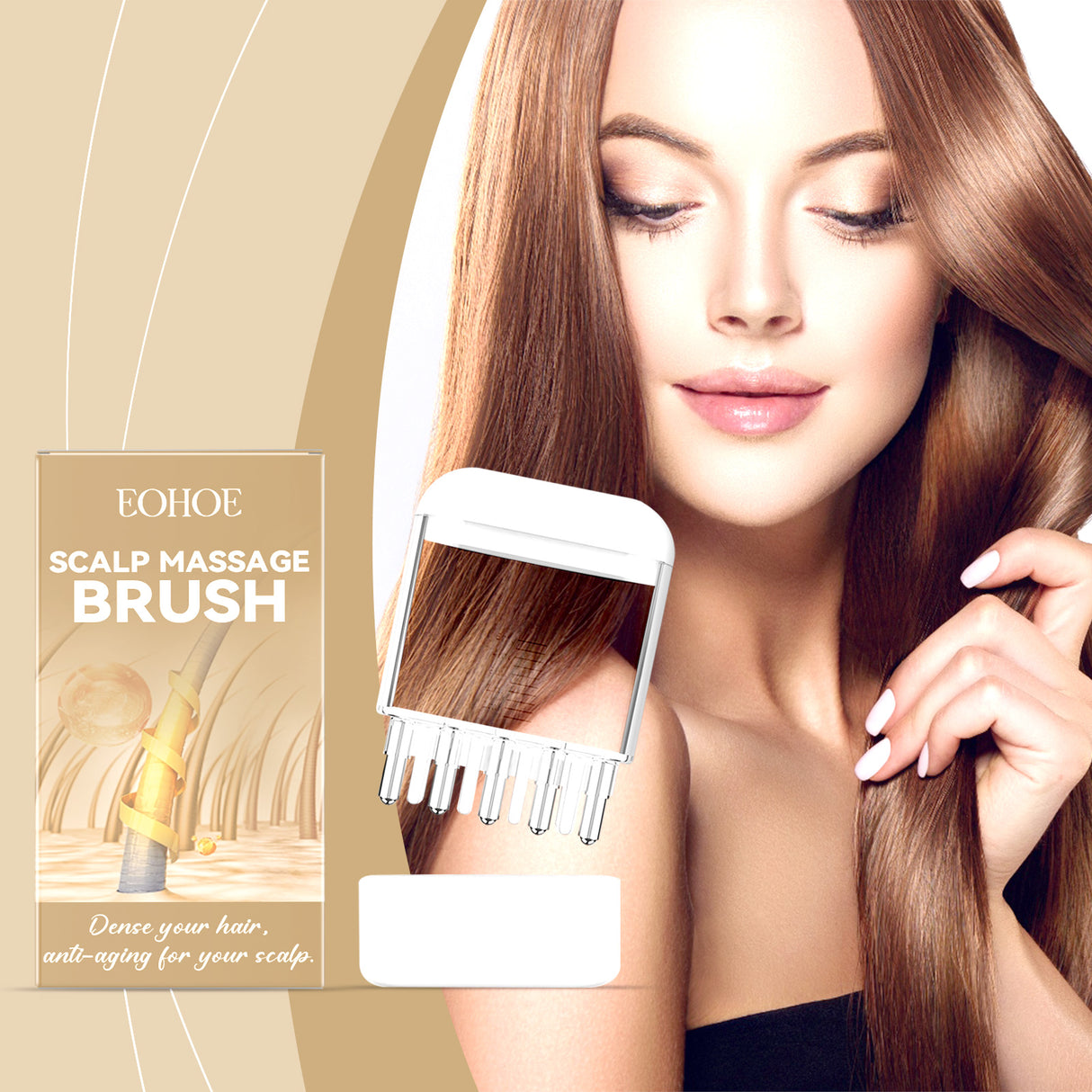 Manual Scalp Essence Massager, Soothing Massage Scalp Repair Strong Hair Care Massager - V.I.P Digital Presence