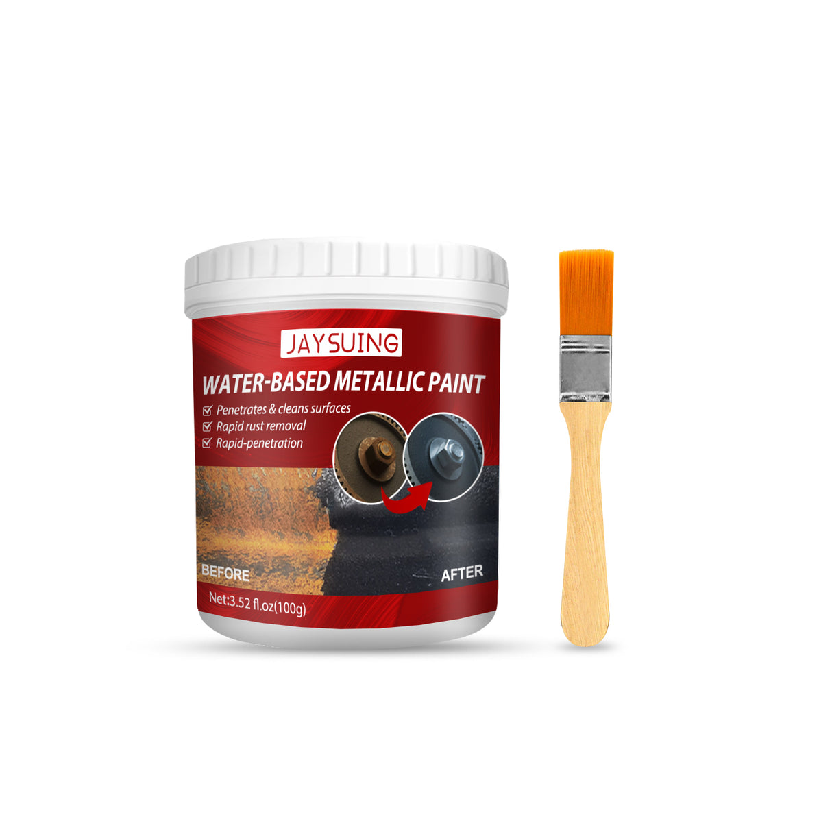 Rust Free Primer, Metallic Paint Rust Resistant Radiator Anticorrosion Conversion Reconditioning Coat Primer Conversion Agent - V.I.P Digital Presence