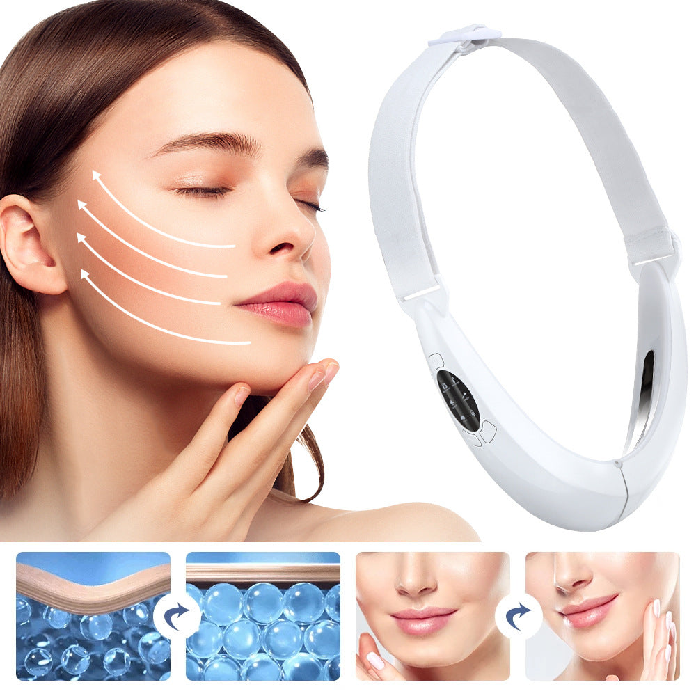 Micro Current Color Light V Face Instrument Tightening Beauty Instrument Hot Compress Lifting Face Slimming Instrument - V.I.P Digital Presence