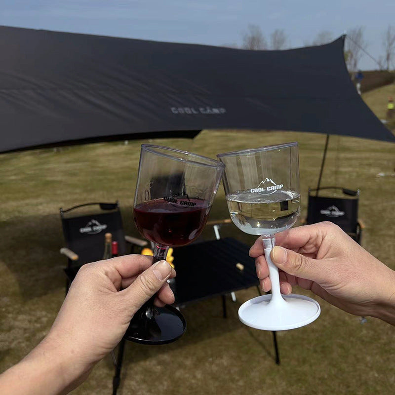 Outdoor Camping Red Wine Cup Shatterproof Plastic Stemware Detachable Portable Wine Cup Champagne Cup - V.I.P Digital Presence