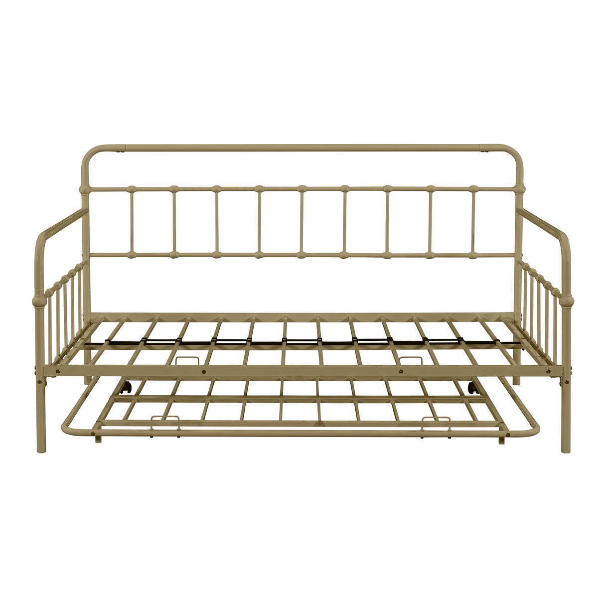 Metal Frame Daybed with trundle(Bronze)