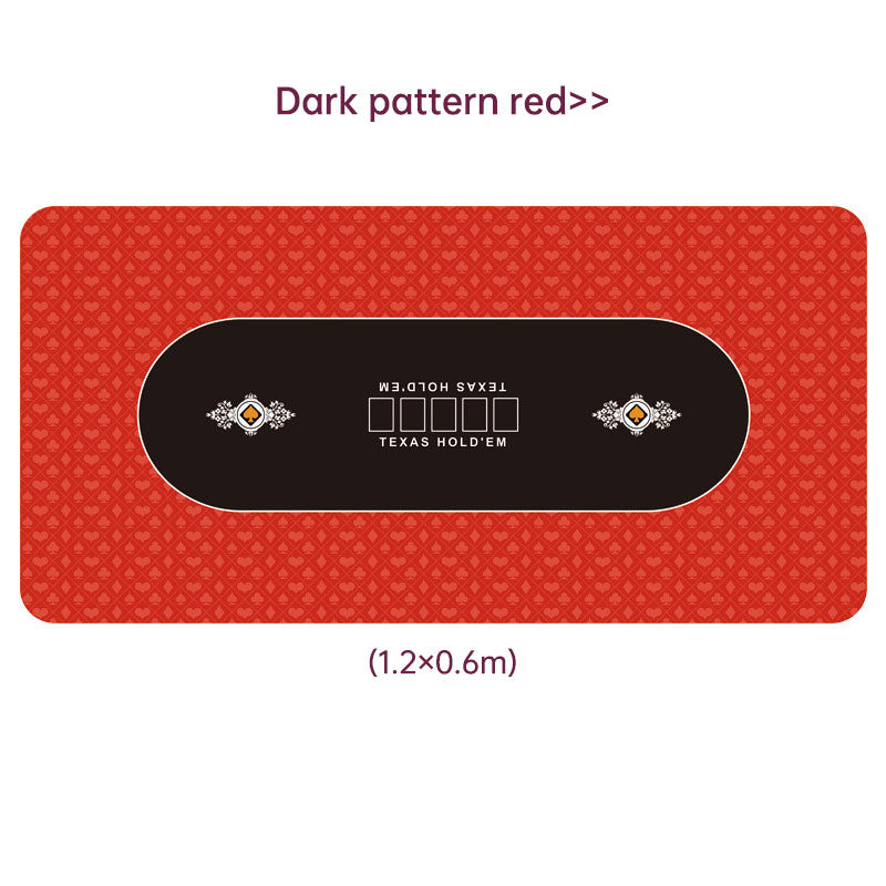 Dezhou playing card pad tablecloth table cushion square round chip rubber cushion playing card table top cushion