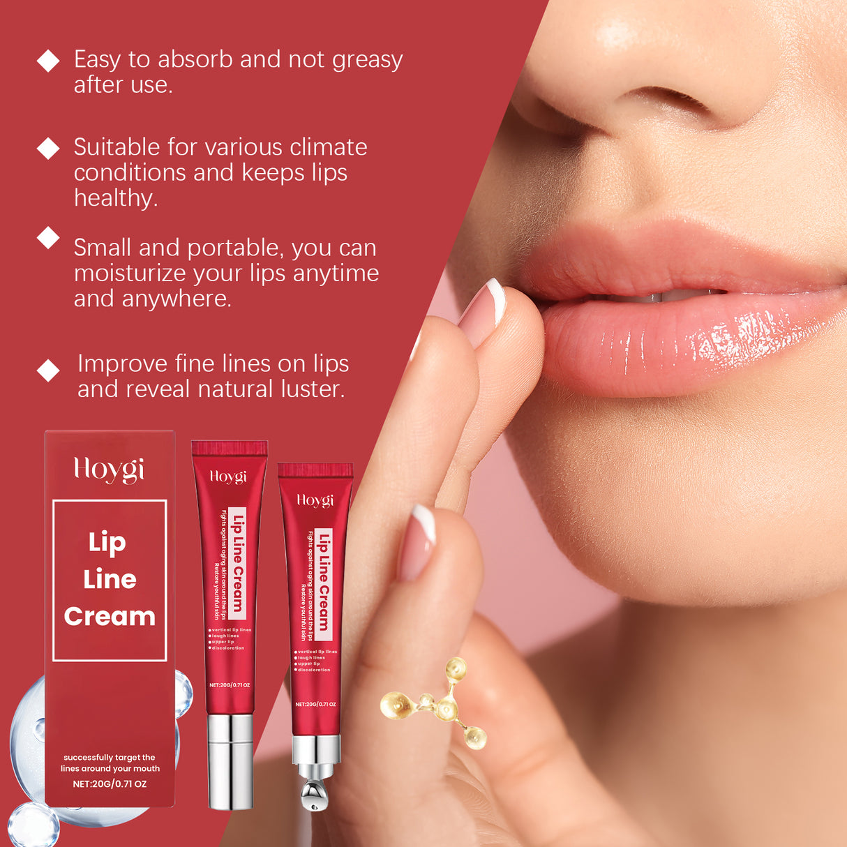 Lip Repair Cream Lighten Lip Lines Smile Lines Moisturizing And Nourishing Daily Lip Care