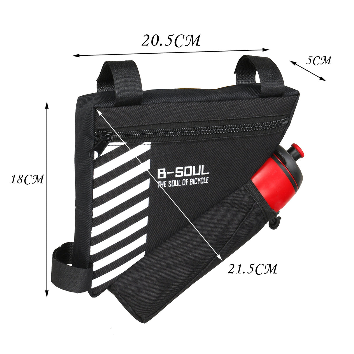 Bicycle Bag Triangle Bag Beam Bag Mountain Bike Kettle Bag Front Saddle Bag Upper Pipe Bag Kit Cycling Equipment