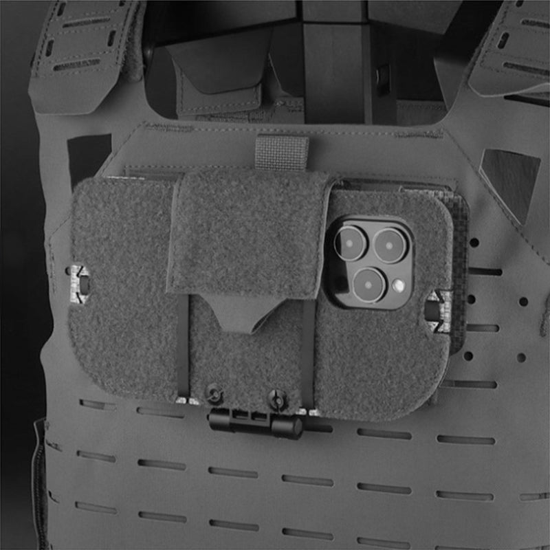 Tactical Phone Pouch, Molle, for Airsoft, Camping, Hunting. Foldable, for Phone & Map. - V.I.P Digital Presence