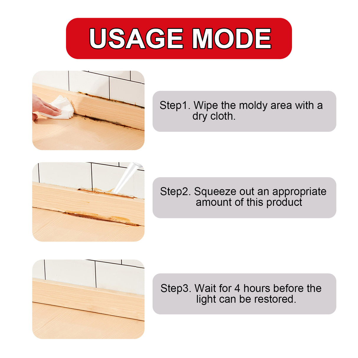 JUE-FISH Mildew Remover Gel Wall Stain Cleaner Kitchen Tile Crevices Mildew Remover Wall Multi-Effect Mildew Inhibitor - V.I.P Digital Presence