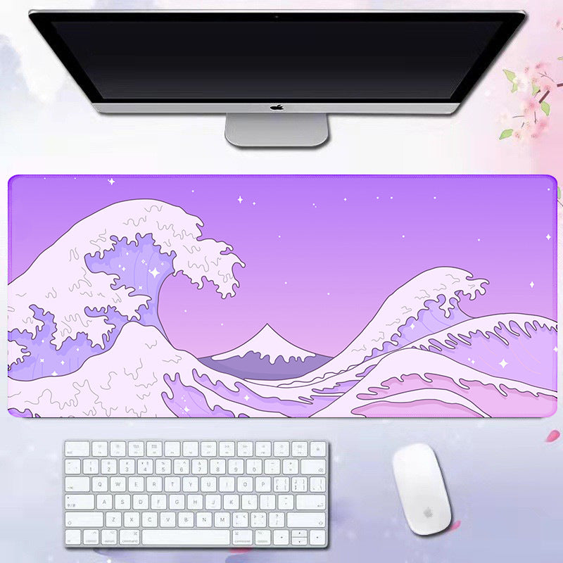 Wave mouse pad advertising game keyboard pad desk pad - V.I.P Digital Presence