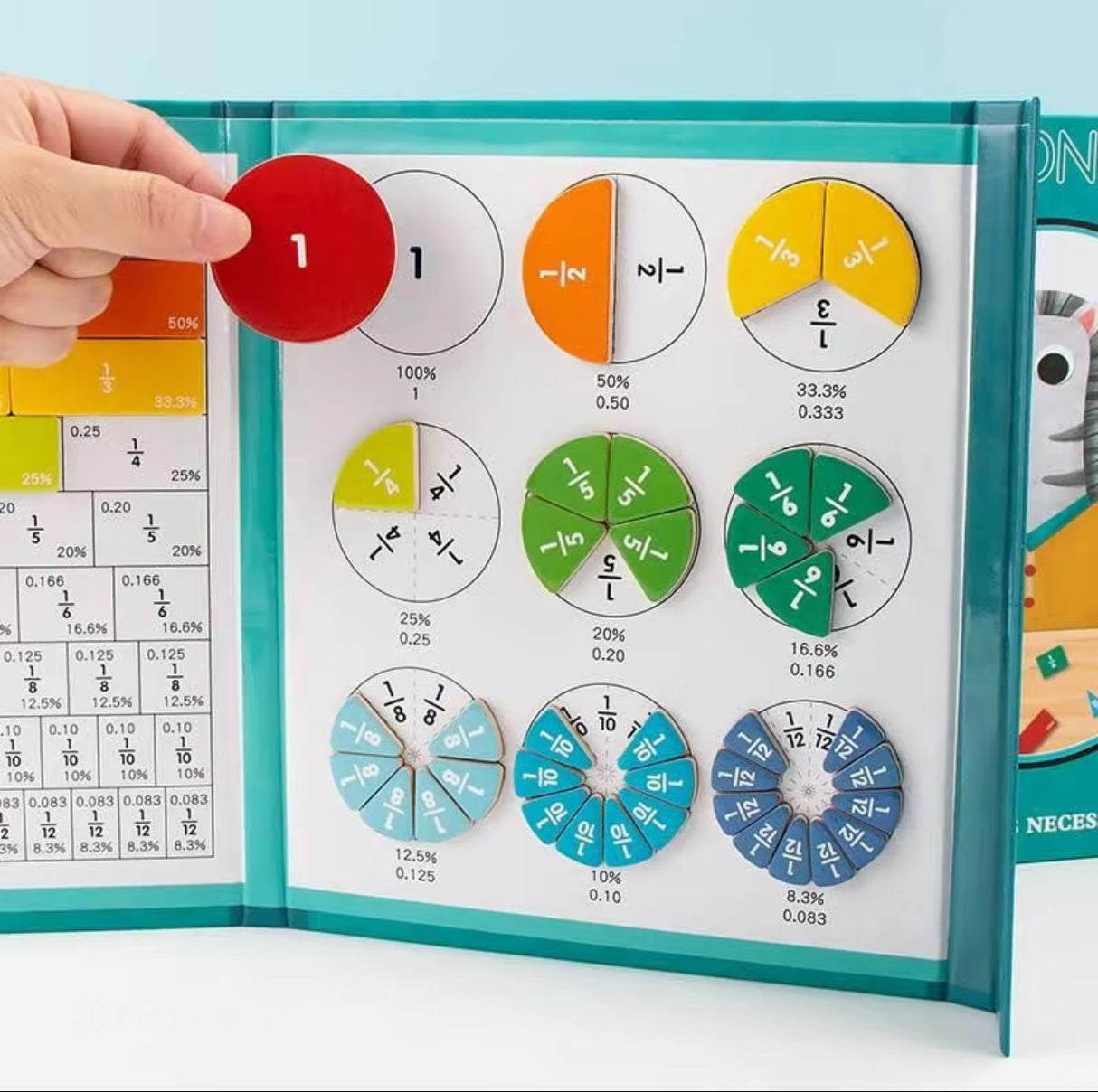 MagFractions Learning Toy