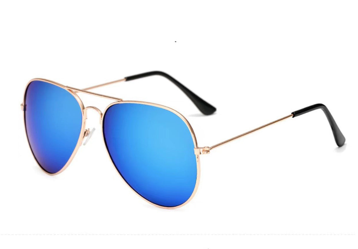 Sunglasses Colorful Toad Glasses Pilot Men And Women Models 3025 Color Film Reflective Sunglasses