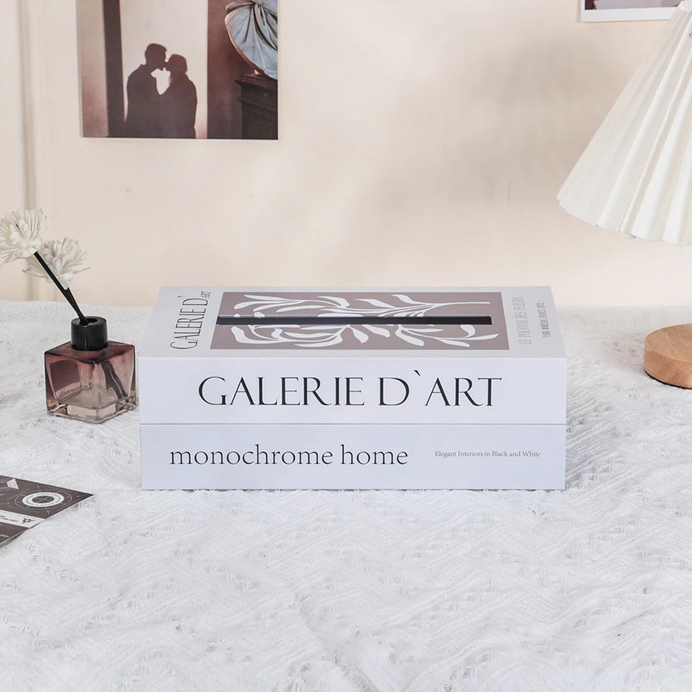 Book Style Tissue Box Napkin Holder Case Paper Box Container Fashion Hotel Storage Box Home Table Decoration Ornaments - V.I.P Digital Presence