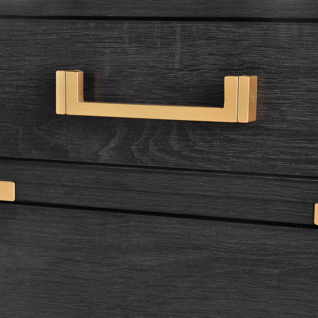 70 inch classic and traditional executive desk with metal trim, writing desk with 2 file drawers, USB ports, and sockets, black - V.I.P Digital Presence