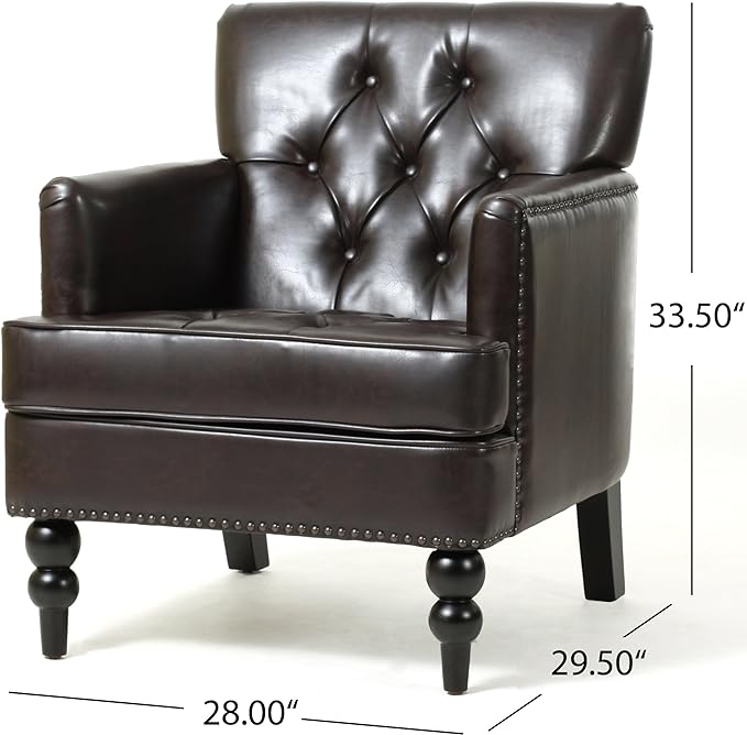 HARRISON TUFTED CLUB CHAIR - V.I.P Digital Presence