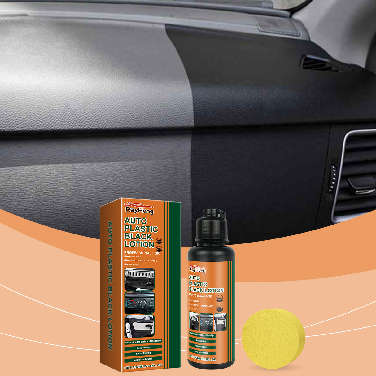 Car Black Plastic Polishing Paste, Car Beauty Maintenance Black Bright Plastic Refurbishing Care Agent - V.I.P Digital Presence