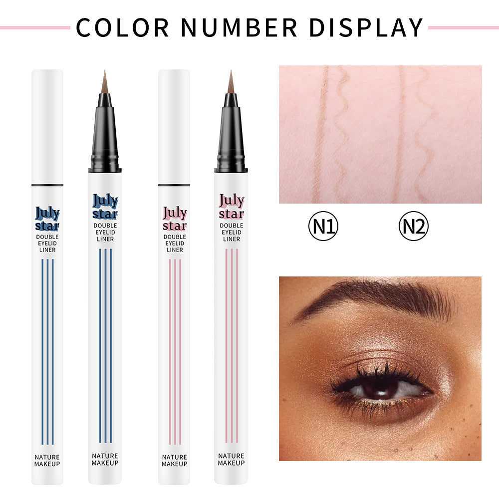 Liquid Sleeper Pen Waterproof Quick Dry Brown Non-Smudge Eyeliner Liquid Pen Eye Makeup Long Lasting Eyeliner - V.I.P Digital Presence