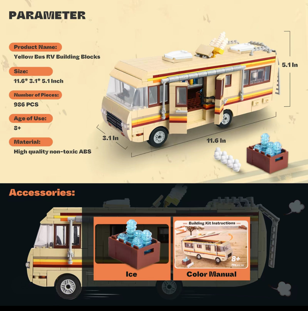 BlockBus Camper Set