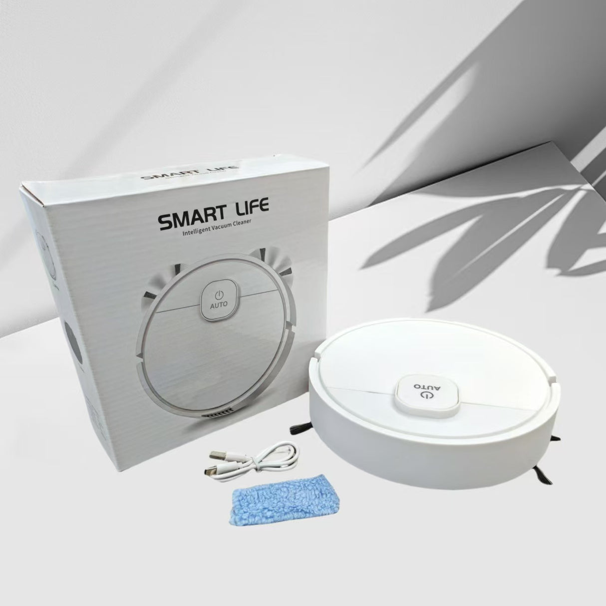 Smart Home Robotic Vacuum Cleaner with Mopping Function and Charging Capability - V.I.P Digital Presence