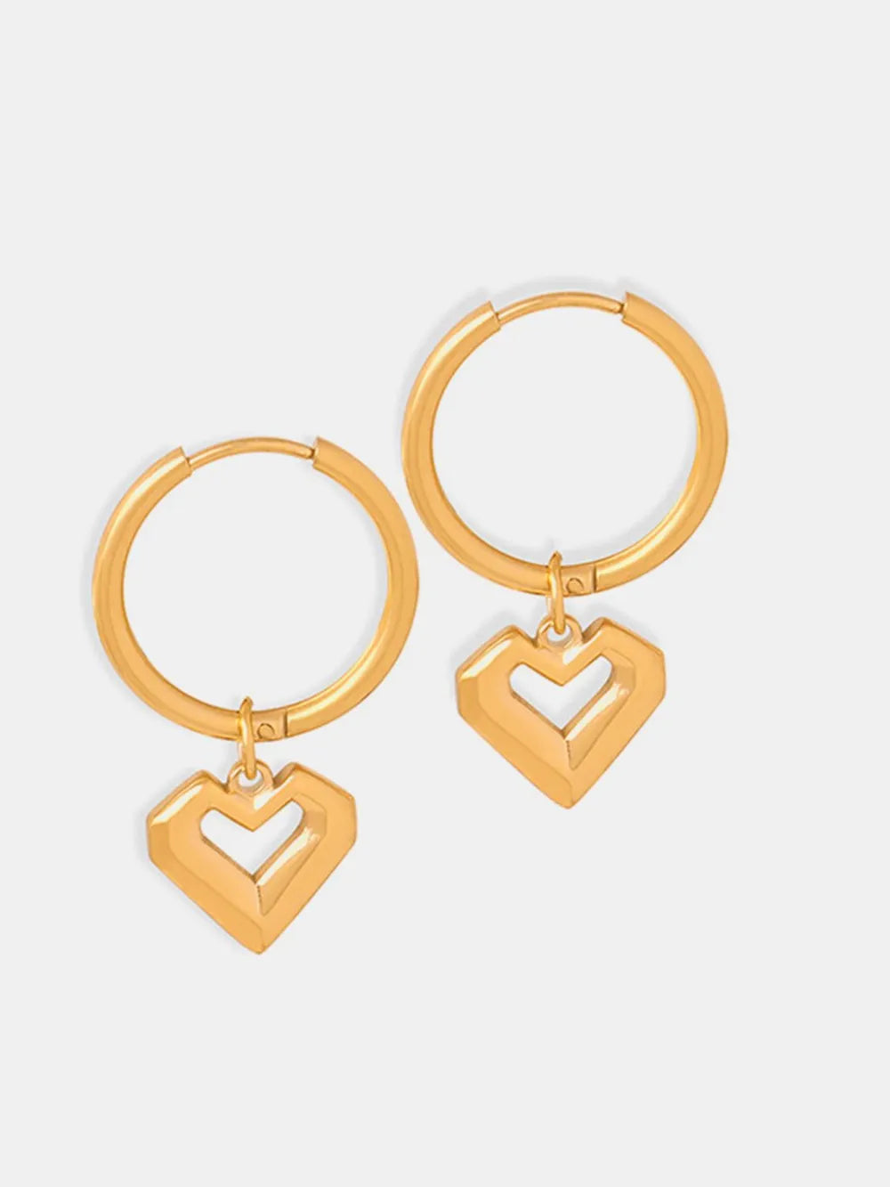 Heart Shape Lapis Lazuli Dangle Earrings - V.I.P Digital Presence