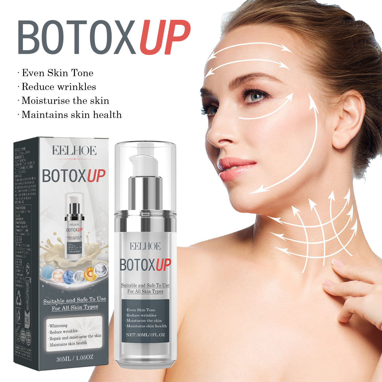 Anti-Aging Cream, Reduces Fine Lines On The Face With Line Repair, Firming And Moisturizing Skin Anti-Wrinkle Cream