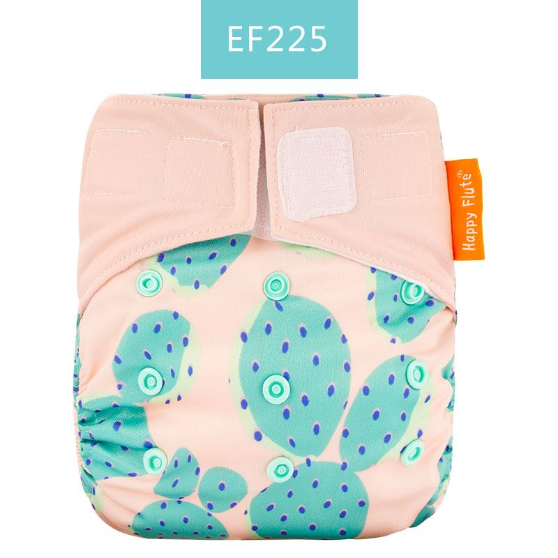Happy Flute 1 pcs heavy wetter night AIO AI2 baby cloth diaper nappy one size fit all - V.I.P Digital Presence