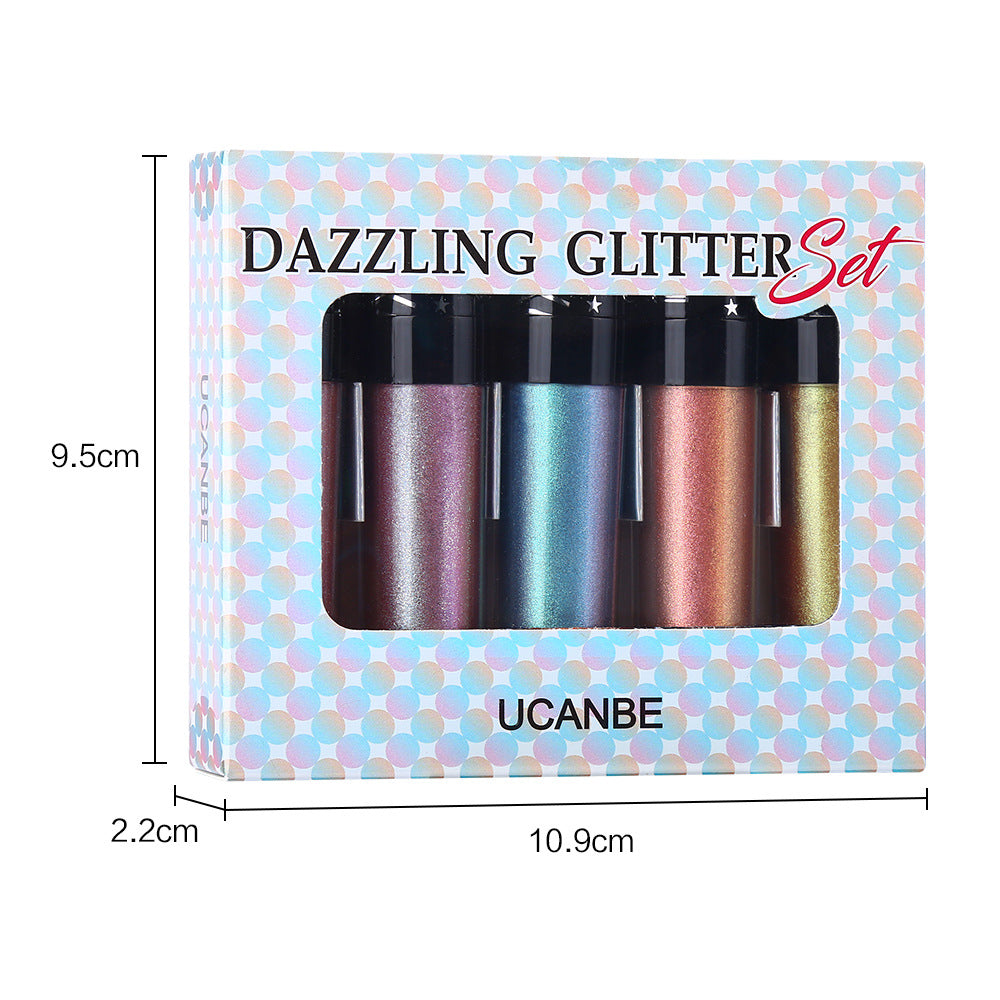 UCANBE New 8 color butterfly pattern diamond flash repair disc chameleon polarized face brightening three dimensional highlight set - V.I.P Digital Presence