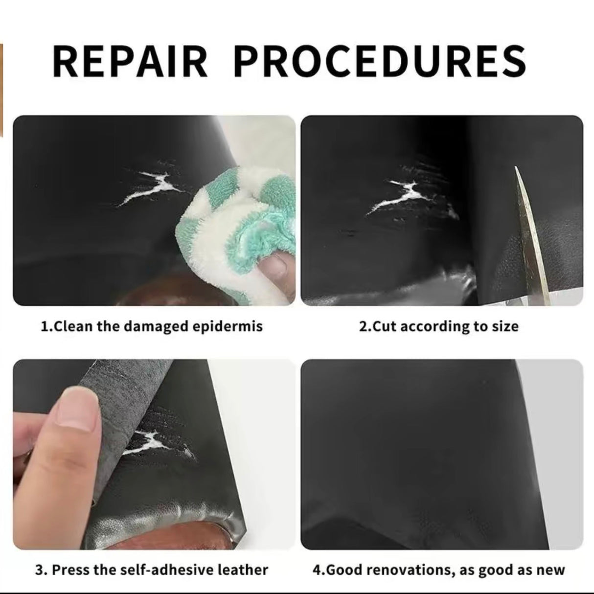 LeatherFix Patch Sheet