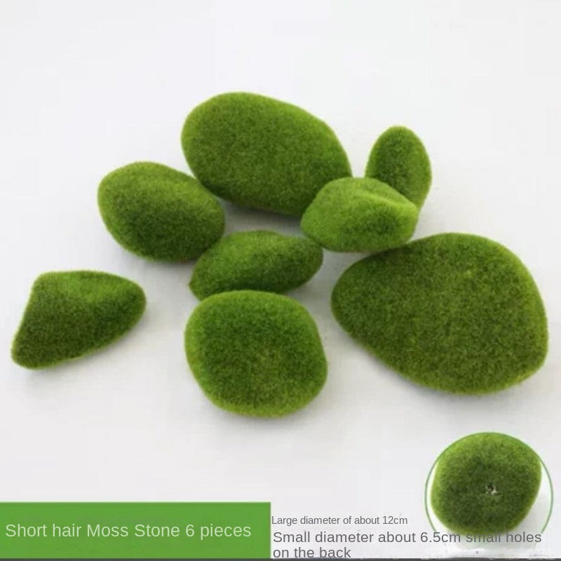 Mossy Stone Artificial Green Stone Mossy Rock Flower Arrangement Material - V.I.P Digital Presence