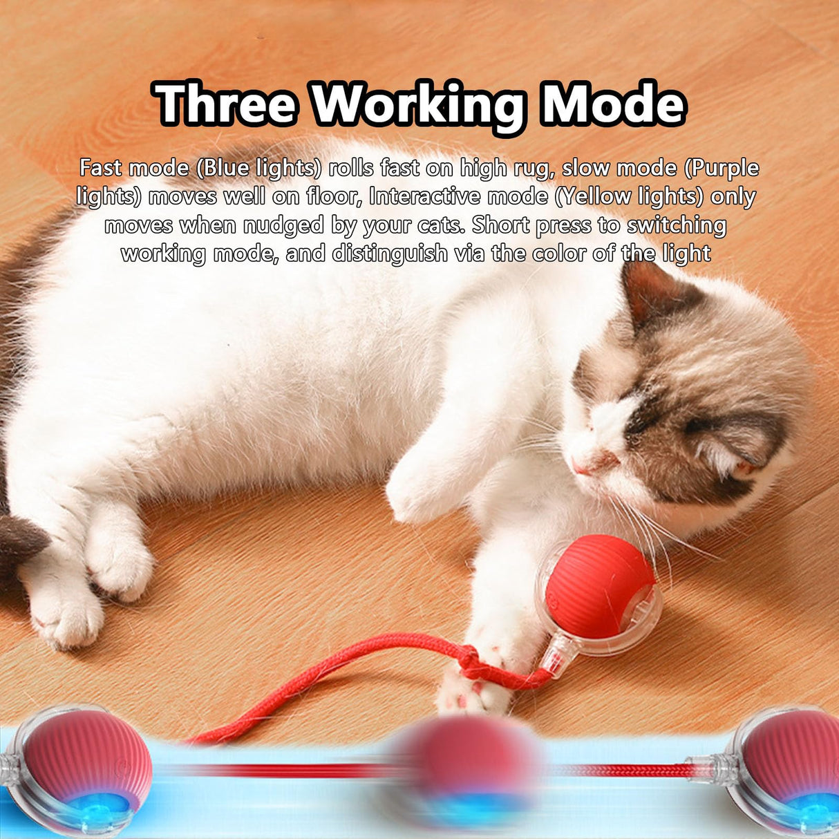 New Design 360° Smart Automatic Interactive Dog Smart Ball Toy Interactive Cat Toys Rolling Ball with USB Charger - V.I.P Digital Presence
