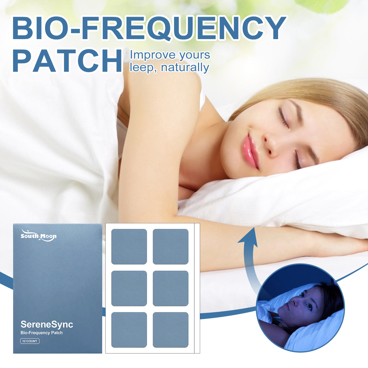 Bio-Frequency Patch, Relieve Physical Stress Relax Mind And Body Sleep Peacefully Care Patch - V.I.P Digital Presence