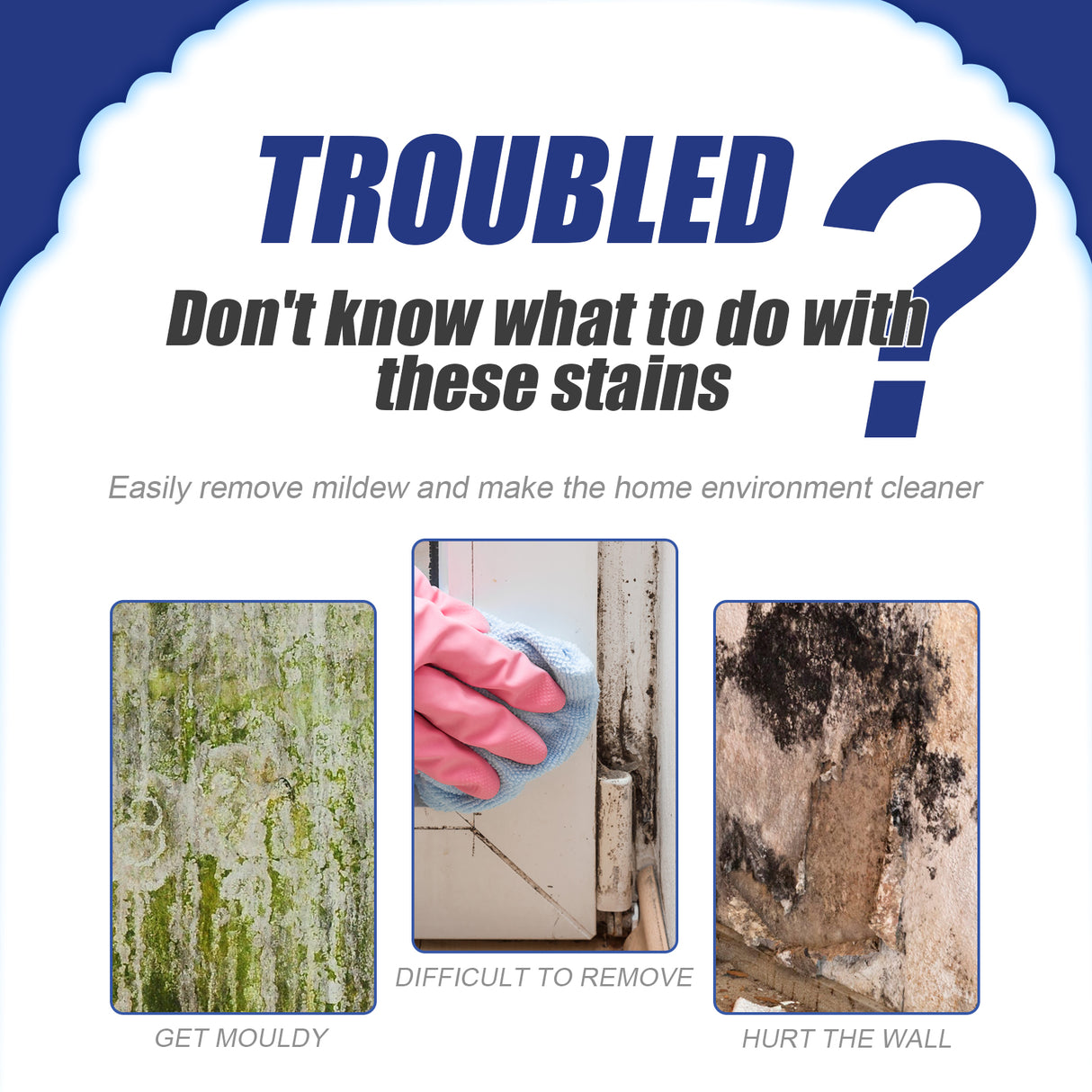 Mildew Remover, Wall Toilet Wash Basin Mildew Removal Spray - V.I.P Digital Presence