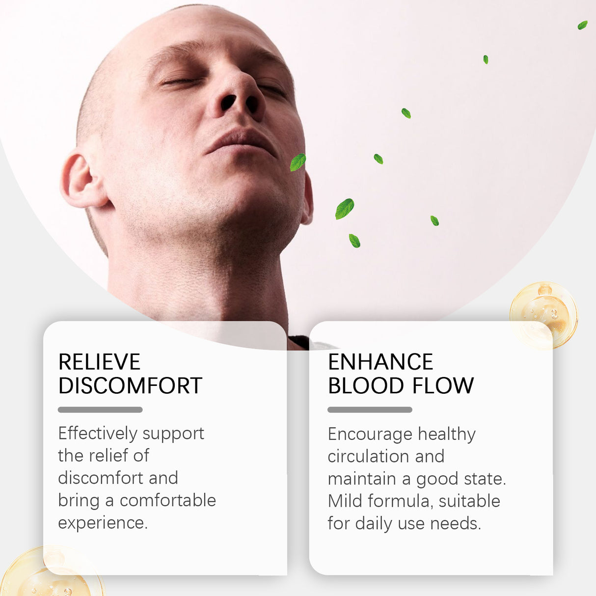 Men's Care Nasal Inhaler Cleansing Daily Nasal Spray Gentle Care For Men With Physical Discomfort