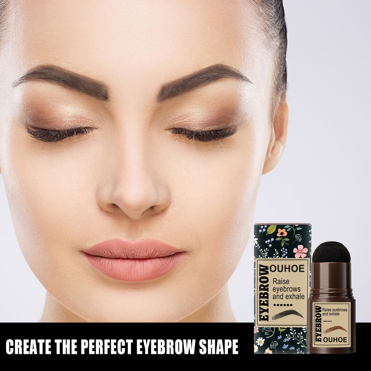 Eyebrow Stamp, Thrushy Brow Print Lazy Waterproof Sweatproof Makeup And Hairline Shade Powder - V.I.P Digital Presence