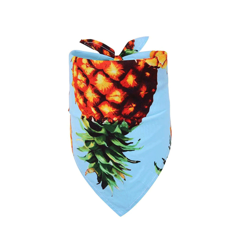 Pet Accessories Summer Pet Drool Towel Fruit Style Pet Scarf Pure Cotton Dog Triangle Scarf - V.I.P Digital Presence