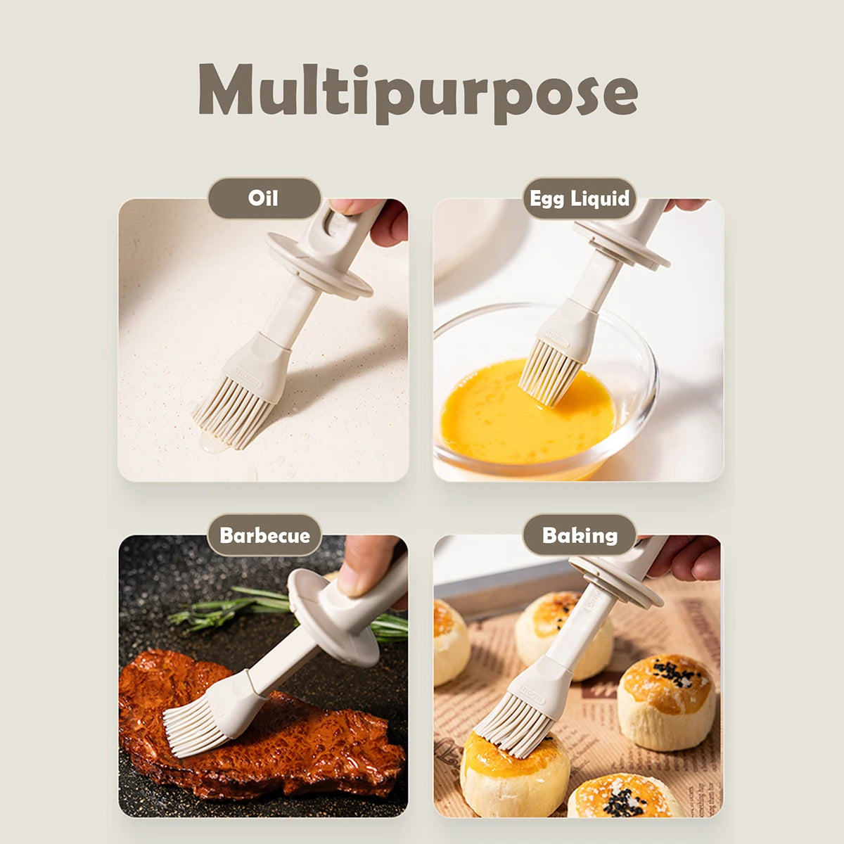 Telescopic Oil Brush Integrated Bottle Adjustable Length High Temperature Resistant Household Kitchen Barbecue Baking Tool - V.I.P Digital Presence