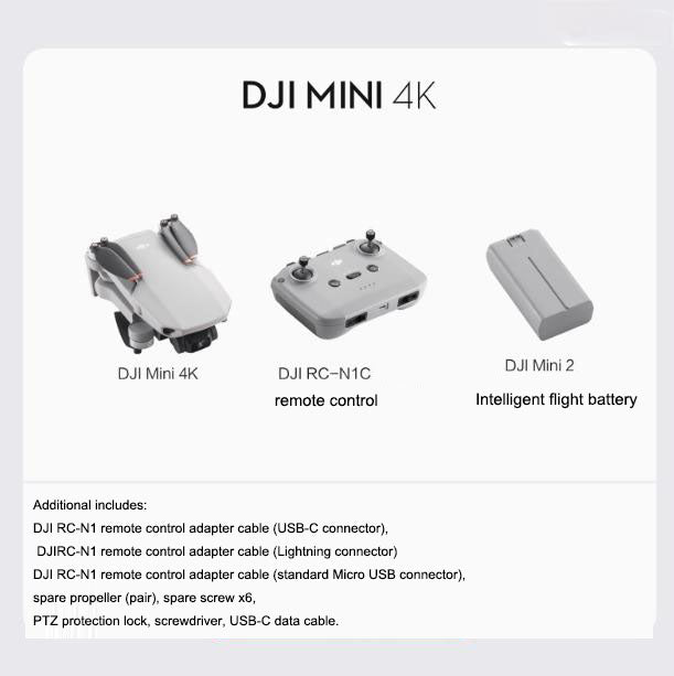 DJI Mini 4K Ultra HD Mini Aerial Drone Captain with Intelligent Range Shooting and Remote Control Aircraft - V.I.P Digital Presence