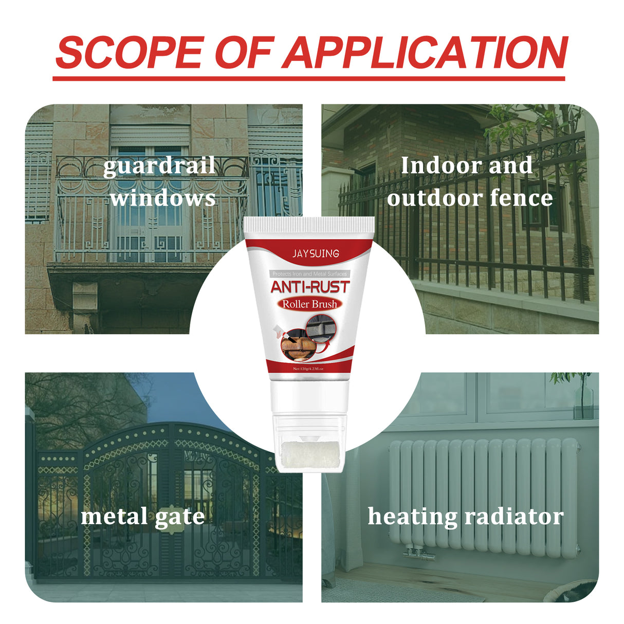 Rust Removal Roller Brush, Radiator Anti-corrosion Conversion Refurbished Anti-rust Metal Coating Primer Brush - V.I.P Digital Presence