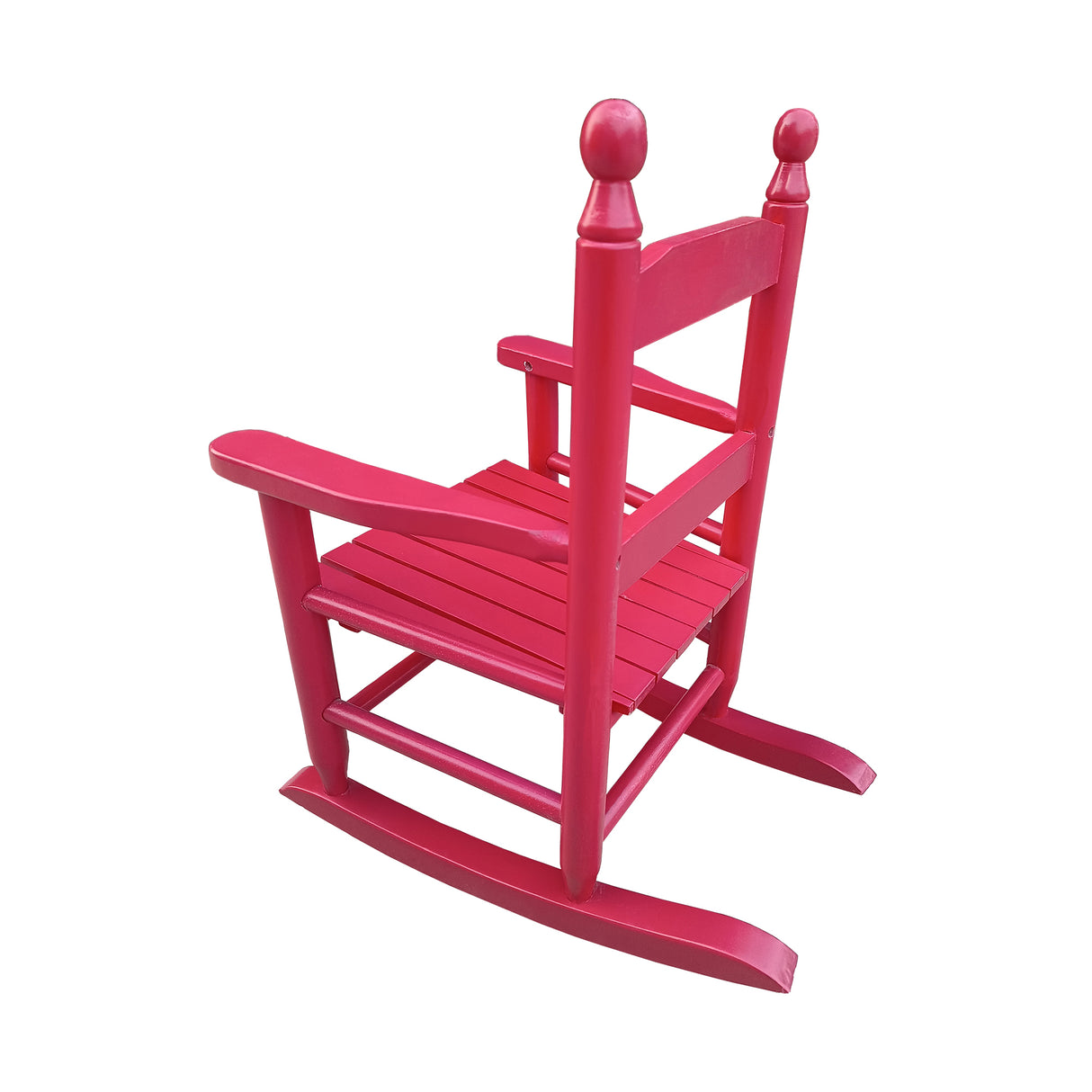Children's rocking red chair Indoor or Outdoor -Suitable for kids-Durable Solid Wood