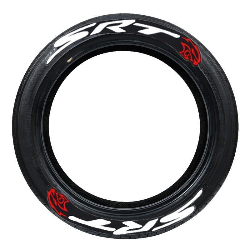 Car tire stickers tire letter stickers English letter 3D stickers - V.I.P Digital Presence