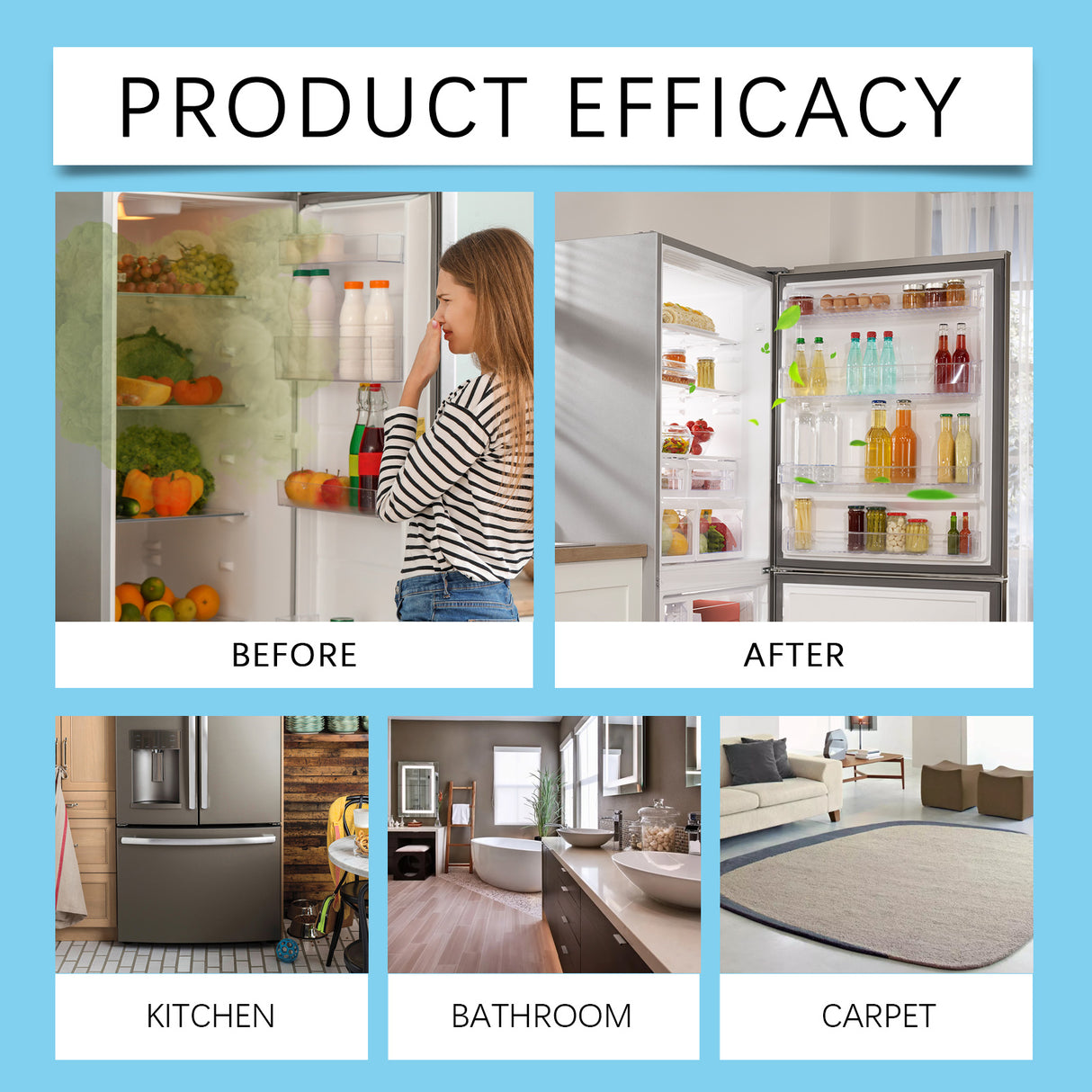 Refrigerator Deodorant Cleaner, Freezer Deodorant Cleaner Refrigerator Quick Deodorant Cleaner Spray - V.I.P Digital Presence