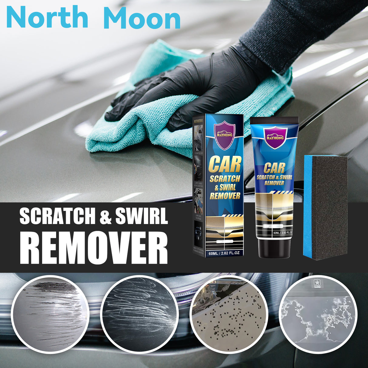 Car Scratch Repair Cream, Car Maintenance Refurbishment Paint Scratches Scratches Polishing Paint Repair Paste - V.I.P Digital Presence