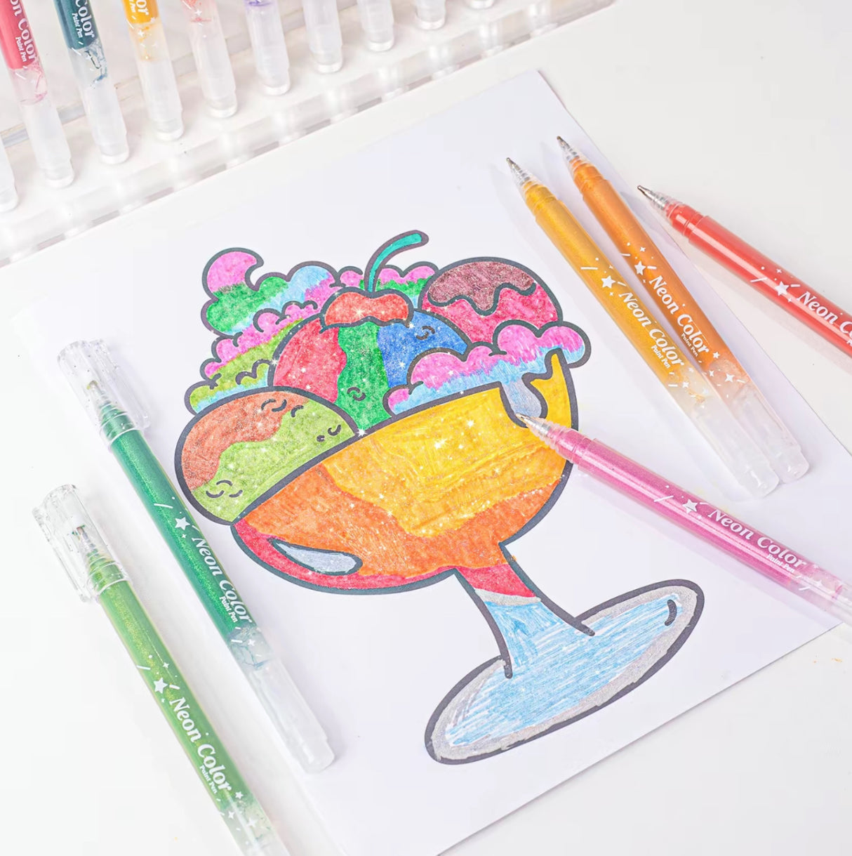 SparkleHue Gel Pen Set